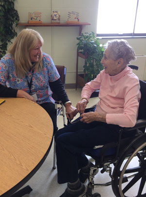 Waterville Residential Center staff and resident.